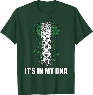 Nigeria IT'S IN MY DNA Nigerian Flag Proud Nigerian T-Shirt - T-Shirt | Forest