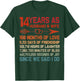 14 Years as Husband & Wife 14th Anniversary Gift Couple T-Shirt - T-Shirt | Forest