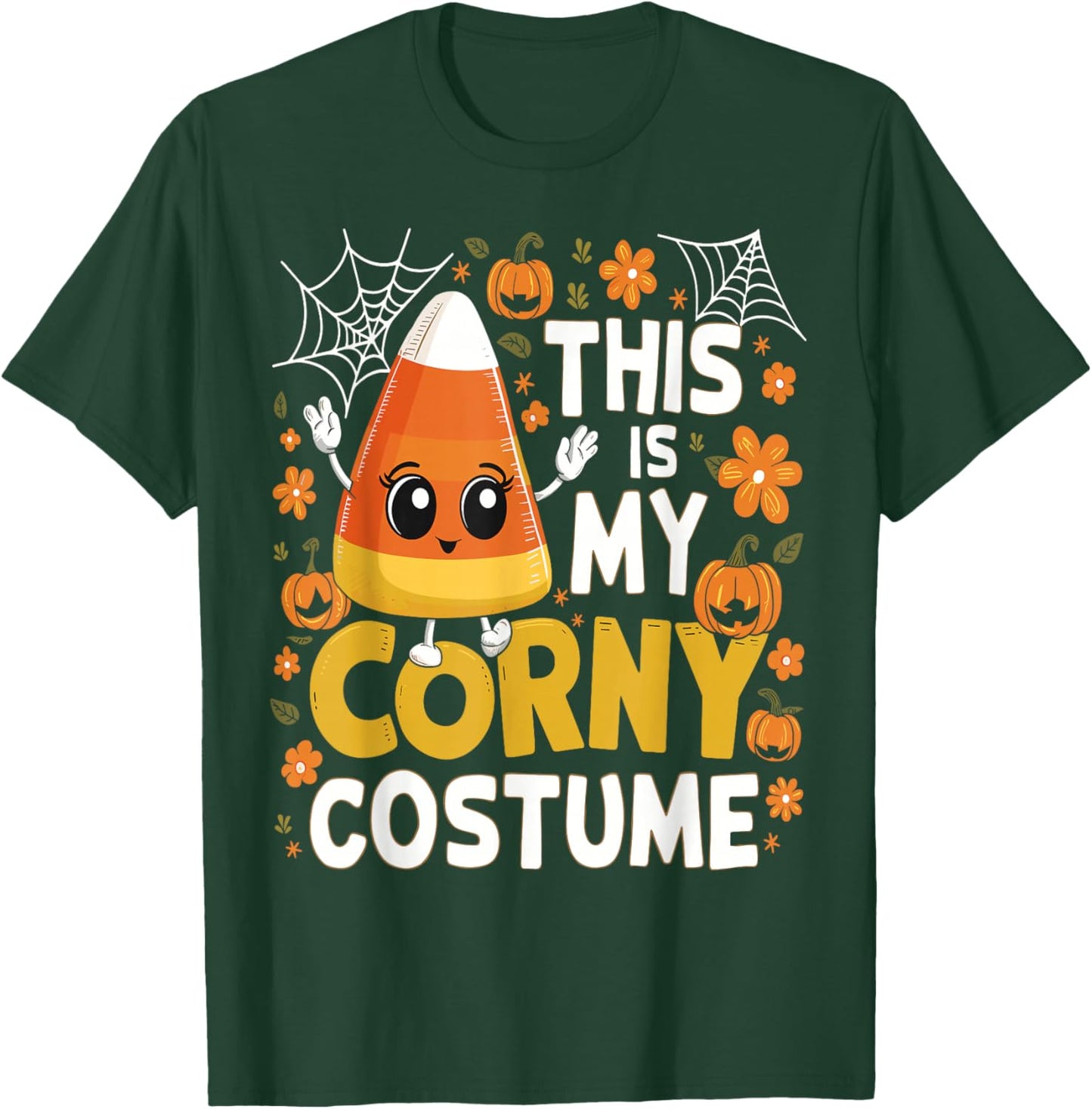 This Is My Corny Costume Funny Candy Corn Halloween T-Shirt - T-Shirt | Forest