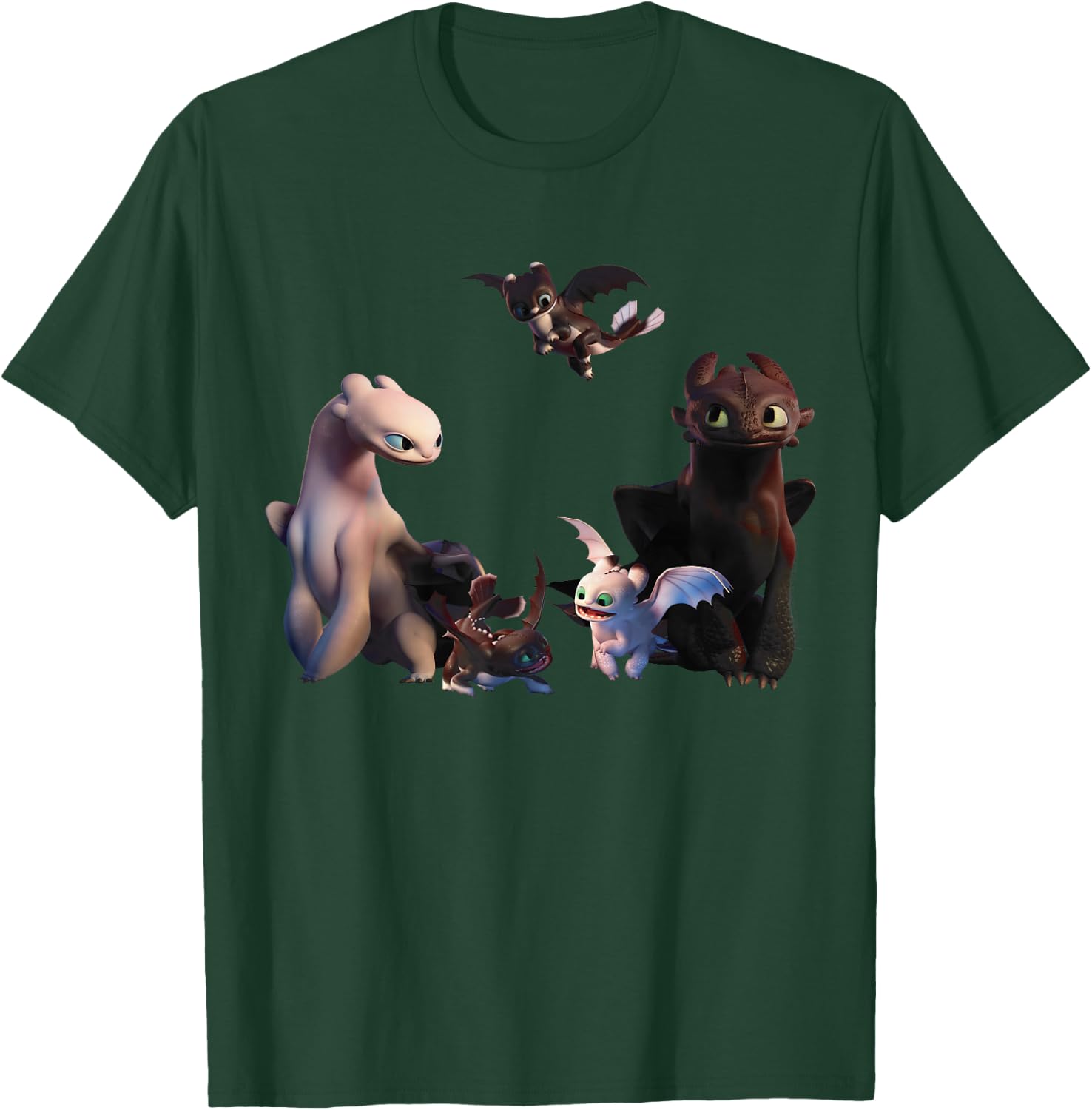 How to Train Your Dragon 3 Night Fury Family T-Shirt - T-Shirt | Forest