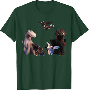 How to Train Your Dragon 3 Night Fury Family T-Shirt - T-Shirt | Forest