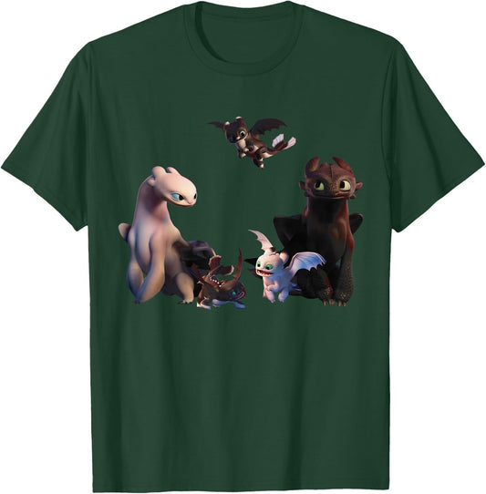 How to Train Your Dragon 3 Night Fury Family T-Shirt - T-Shirt | Forest