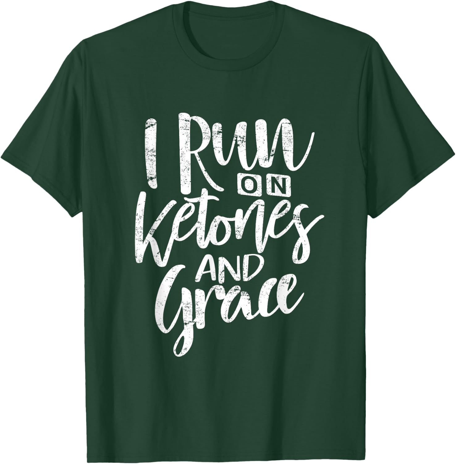 Ketone Shirt I Run On Ketones and Grace Keto Diet Women T-Shirt - T-Shirt | Forest
