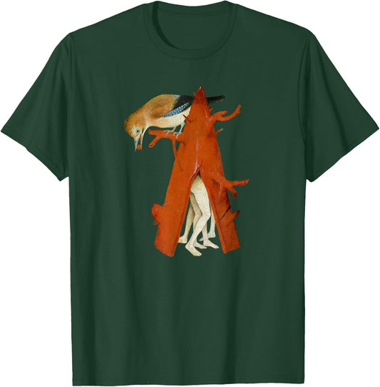 Hieronymus Bosch Bird and Tree Garden of Earthly Delights T-Shirt - T-Shirt | Forest