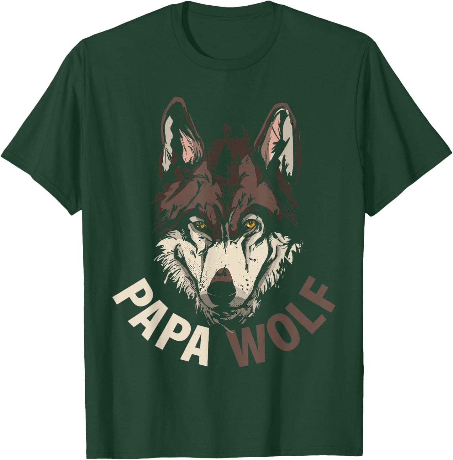 Papa Wolf T-Shirt - T-Shirt | Forest