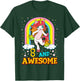 Girls 8th Birthday Unicorn Gift 8 Year Old Party T-Shirt - T-Shirt | Forest