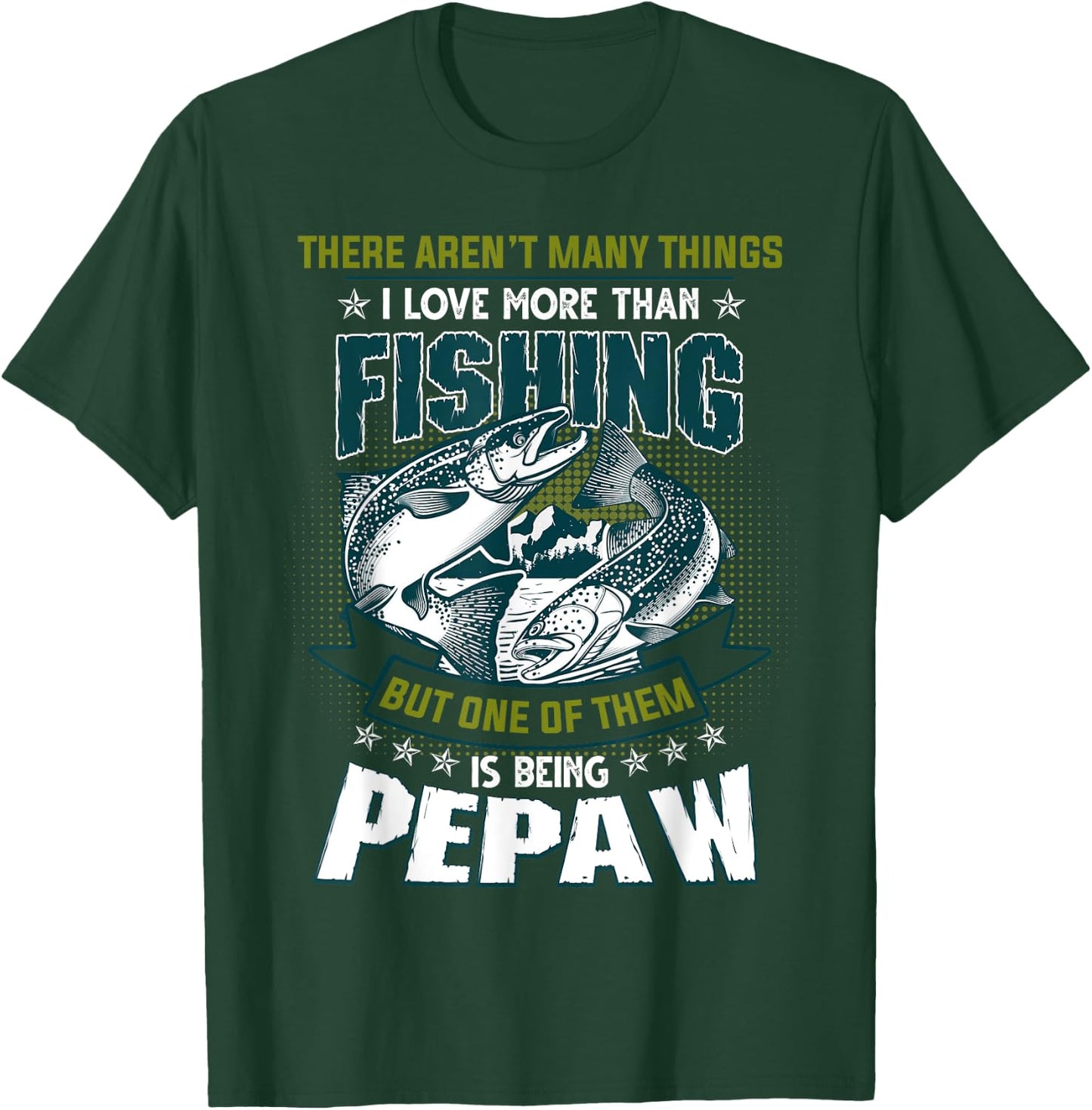 Fathers Day Fishing Pepaw Shirt Reel Cool Pepaw T-Shirt - T-Shirt | Forest