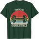Vintage Retro Powered By Chocolate Milk Shirt Weight Lifting T-Shirt - T-Shirt | Forest