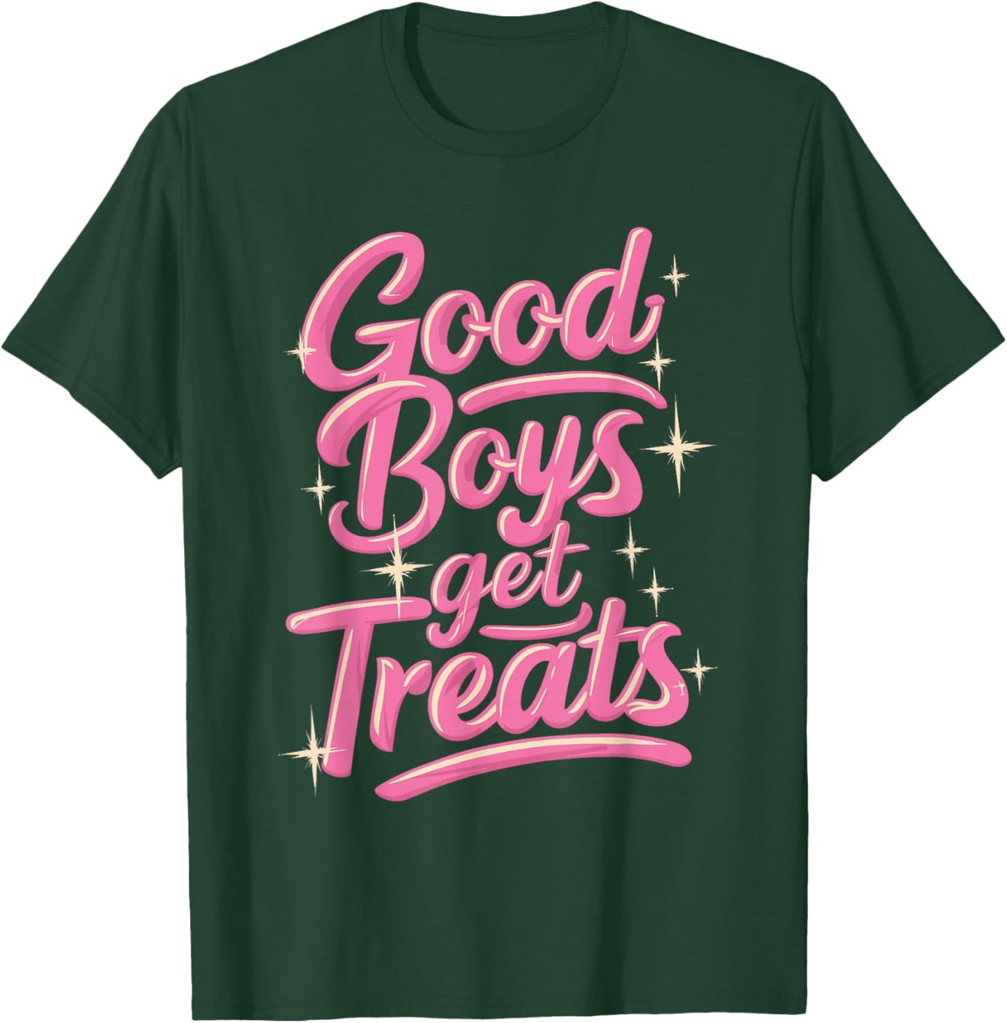 Treats Dog Owner Puppy Parent Pet Trainer Animal Good Boys Get Treats - -Adults, Black, Small, Short Sleeve T-Shirt - T-Shirt | Forest