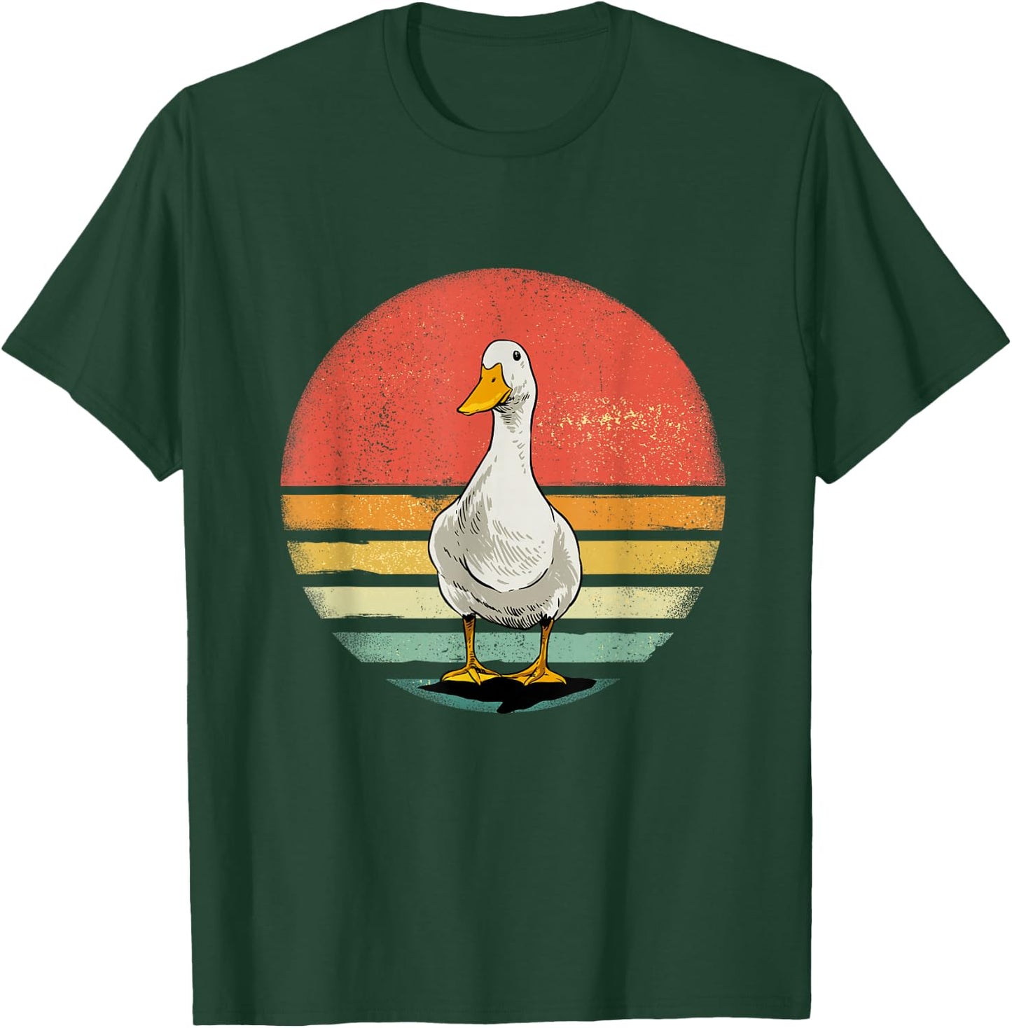 Duck Retro Vintage Duck Farm Animal Duck Lover T-Shirt - T-Shirt | Forest