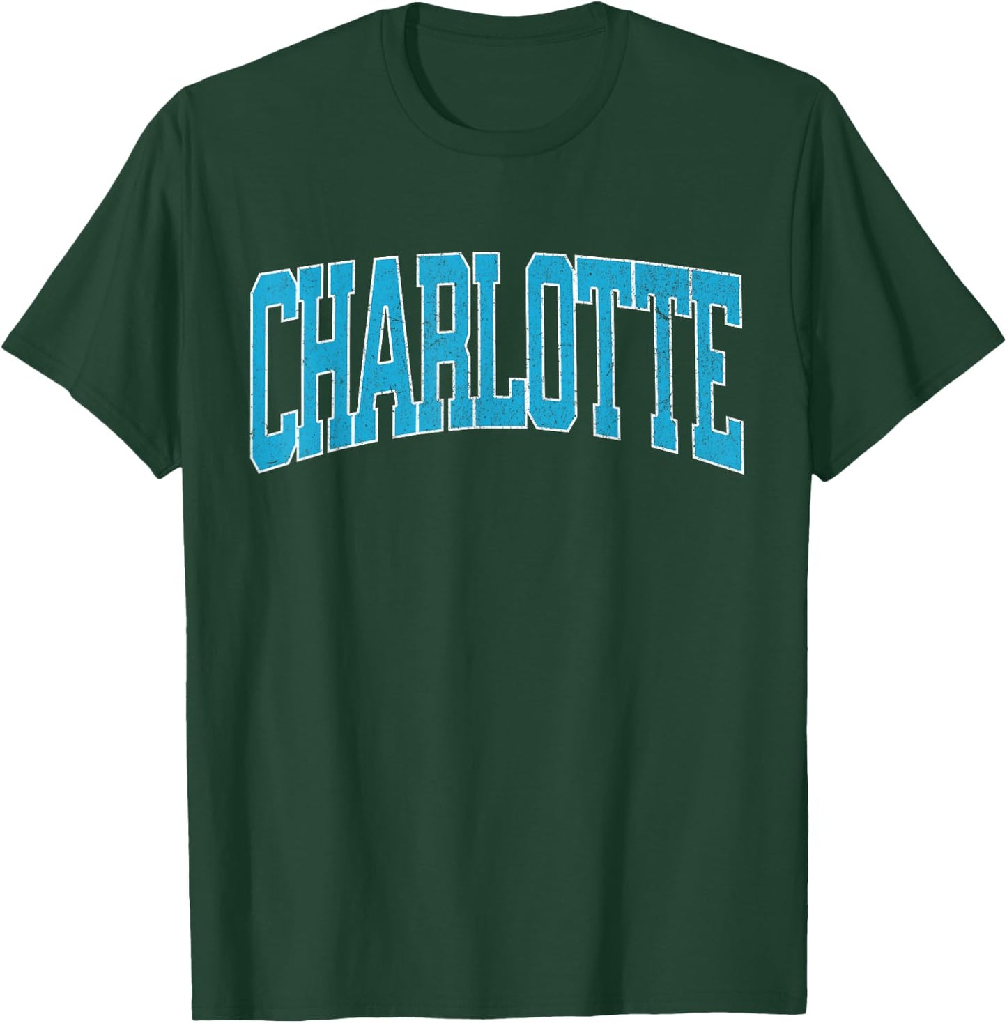 Charlotte Soccer Vintage City T-Shirt - T-Shirt | Forest
