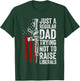 Just A Regular Dad Trying Not To Raise Liberals Father's Day T-Shirt - T-Shirt | Forest