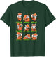 Yoga Foxes Pose Funny Meditation Exercise Animal Lover Gift T-Shirt - T-Shirt | Forest