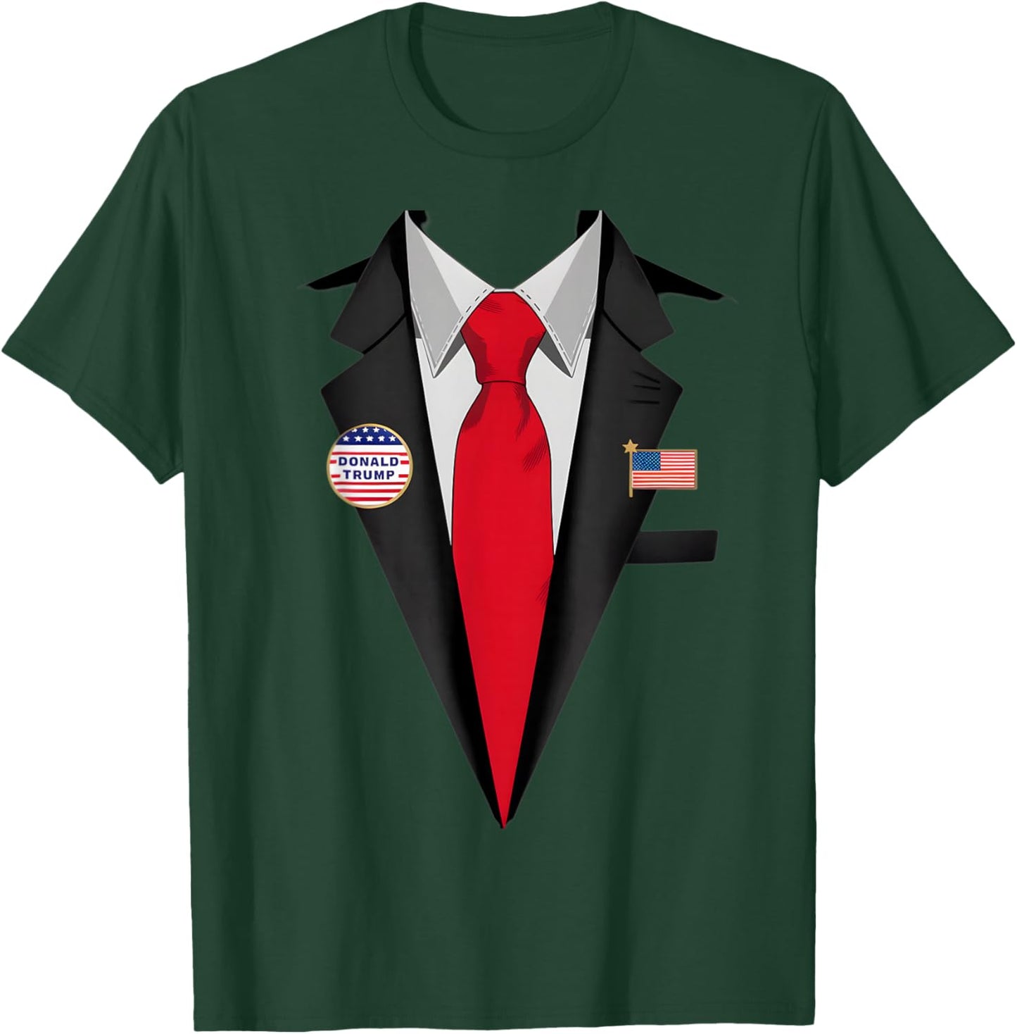 Donald Trump Suit and Tie Halloween Costume T-Shirt - T-Shirt | Forest