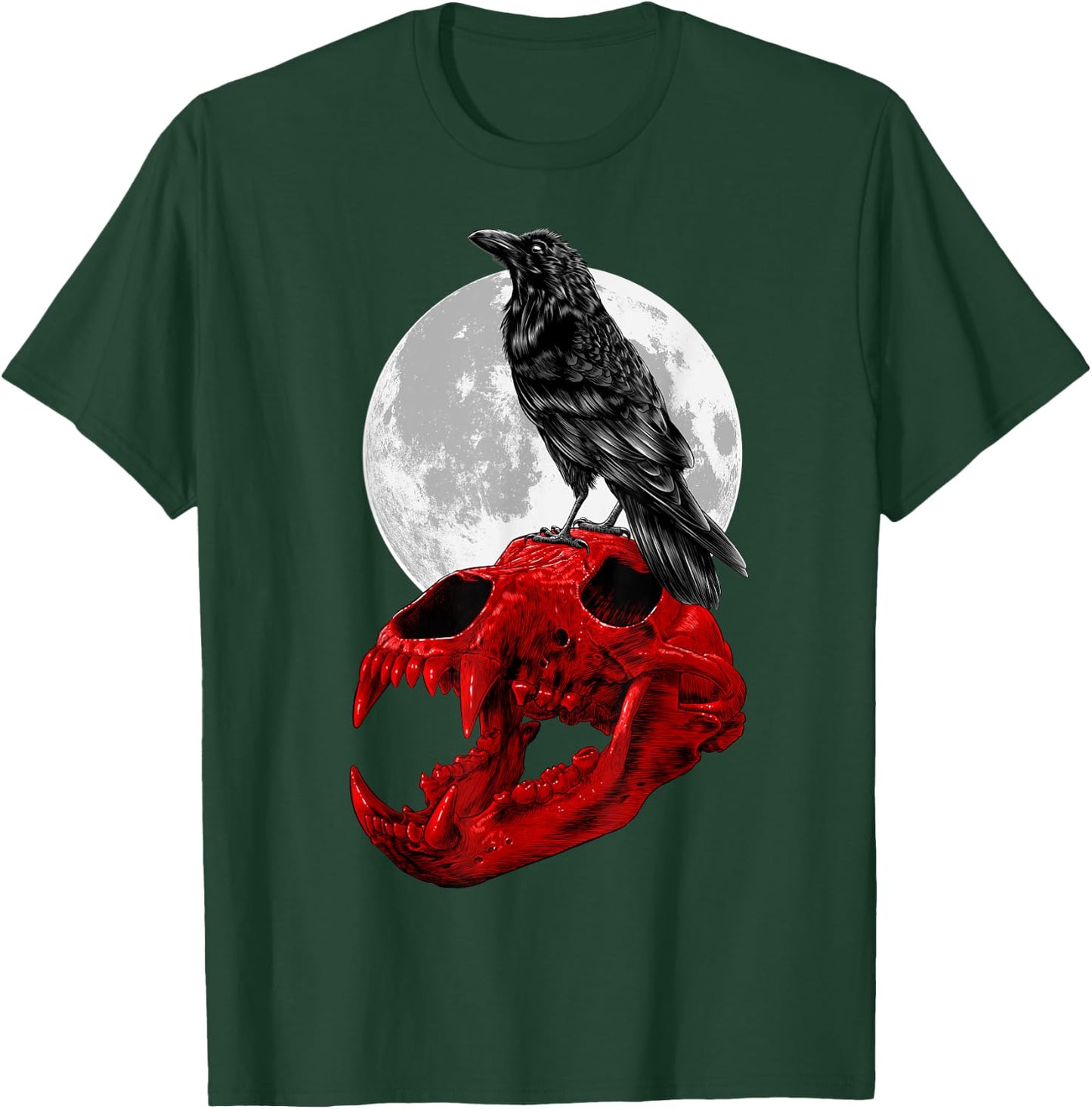 Raven skull T-Shirt - T-Shirt | Forest