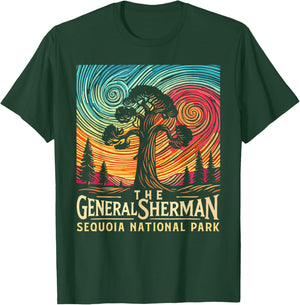 General Sherman Sequoia National Park Shirt Souvenir T-Shirt - T-Shirt | Forest