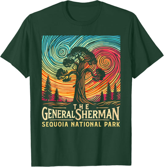 General Sherman Sequoia National Park Shirt Souvenir T-Shirt - T-Shirt | Forest