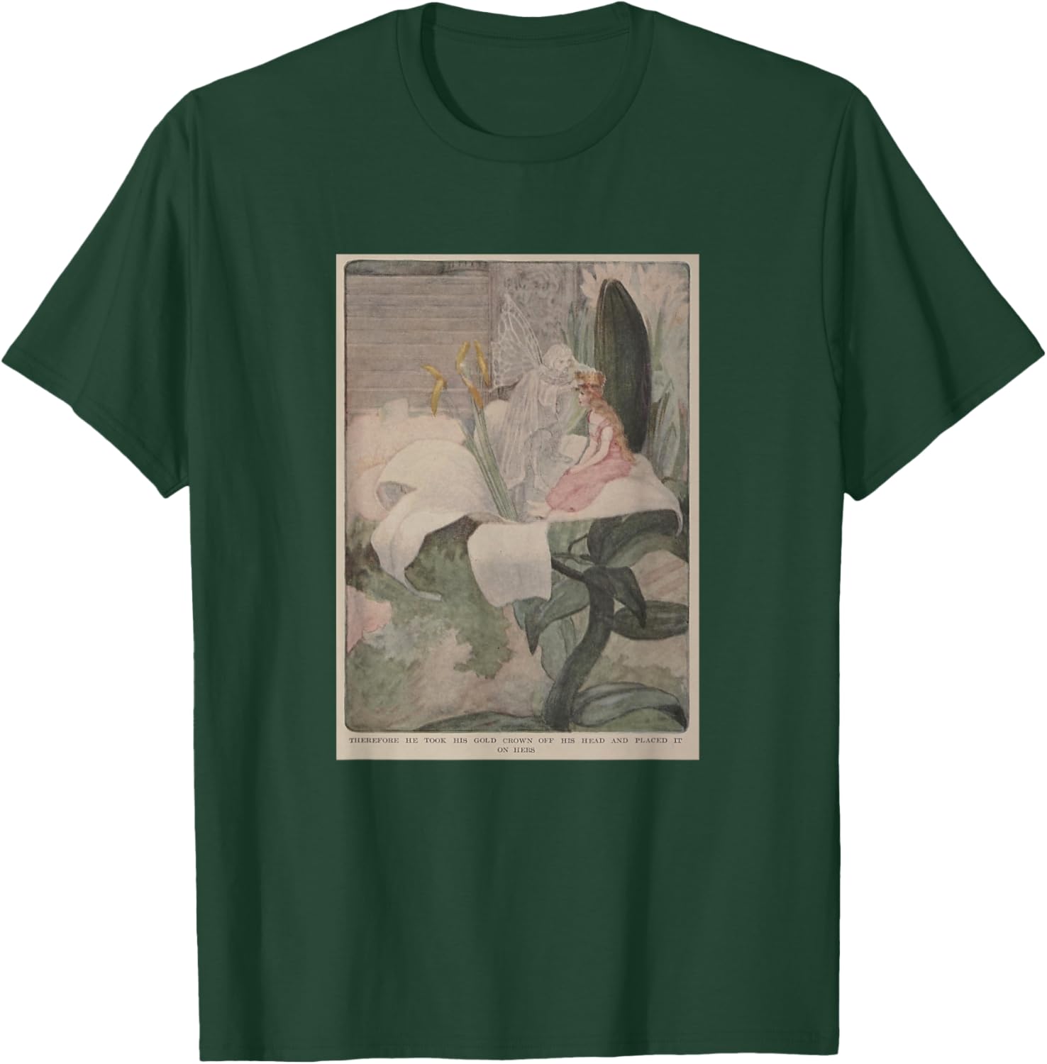 Thumbelina Receiving a Golden Crown T-Shirt - T-Shirt | Forest