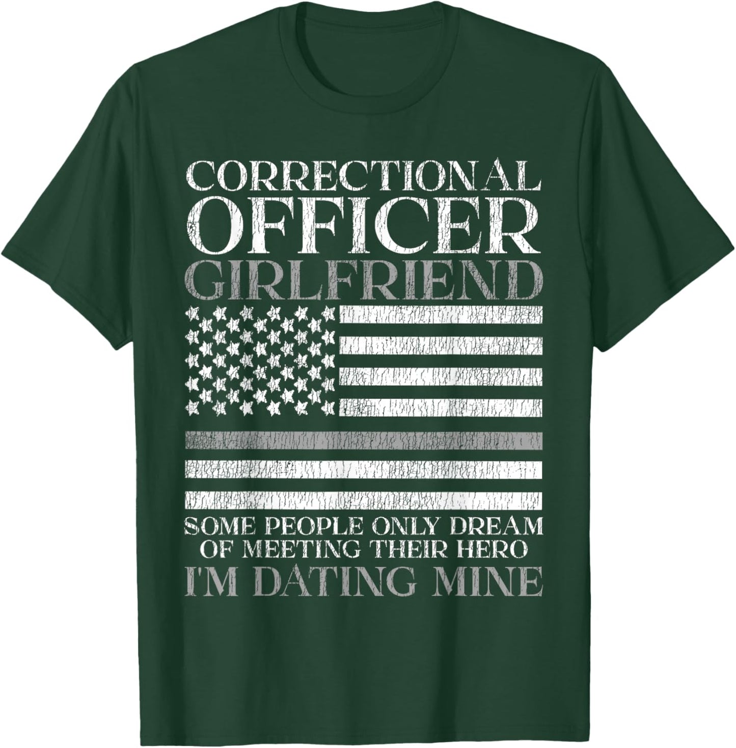 Correctional Officer Girlfriend Correctional Officer T-Shirt - T-Shirt | Forest