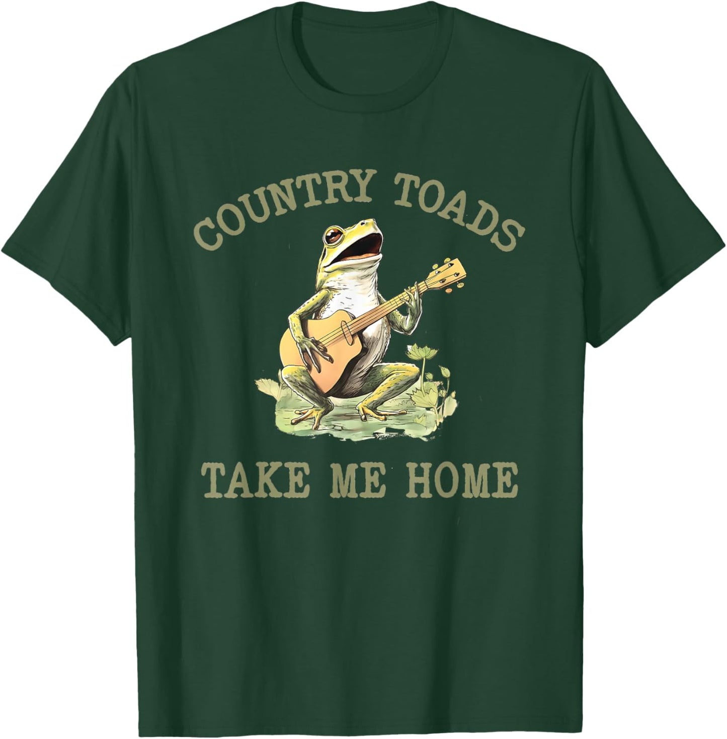 Frog Country Toads Take Me Home T-Shirt - T-Shirt | Forest