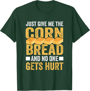 Funny Cornbread Food Baking Thanksgiving Baker Cornbread T-Shirt - T-Shirt | Forest