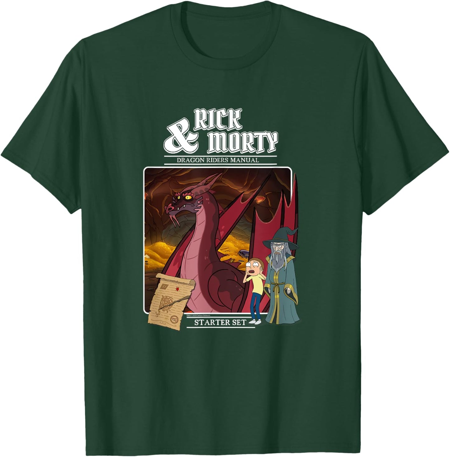 Rick and Morty Role Playing Game T-Shirt - T-Shirt | Forest