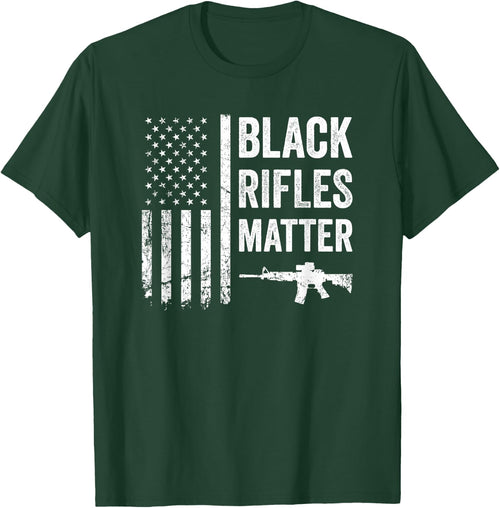 Black Rifles Matter - Funny Pro Gun Rights American Flag