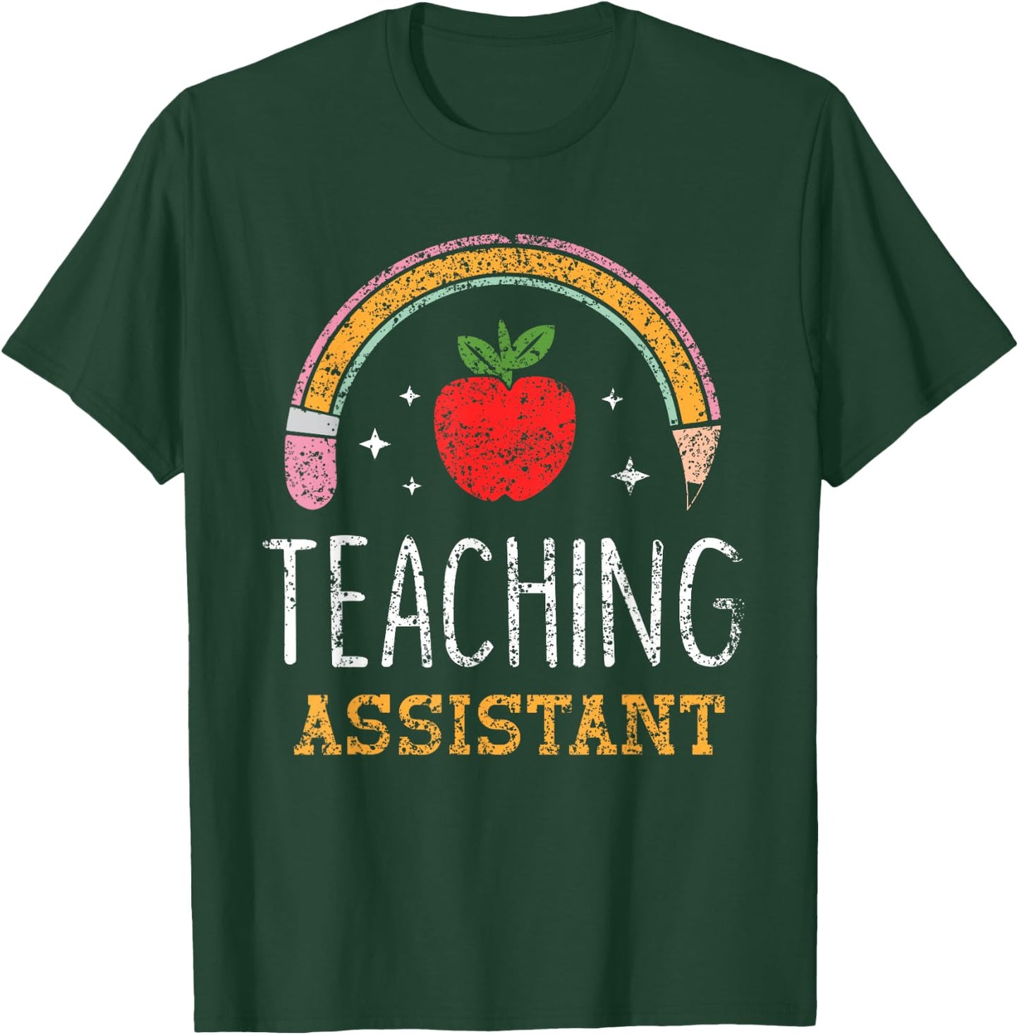 Teaching Assistant Teacher Assisting Teaching Assistant T-Shirt - T-Shirt | Forest