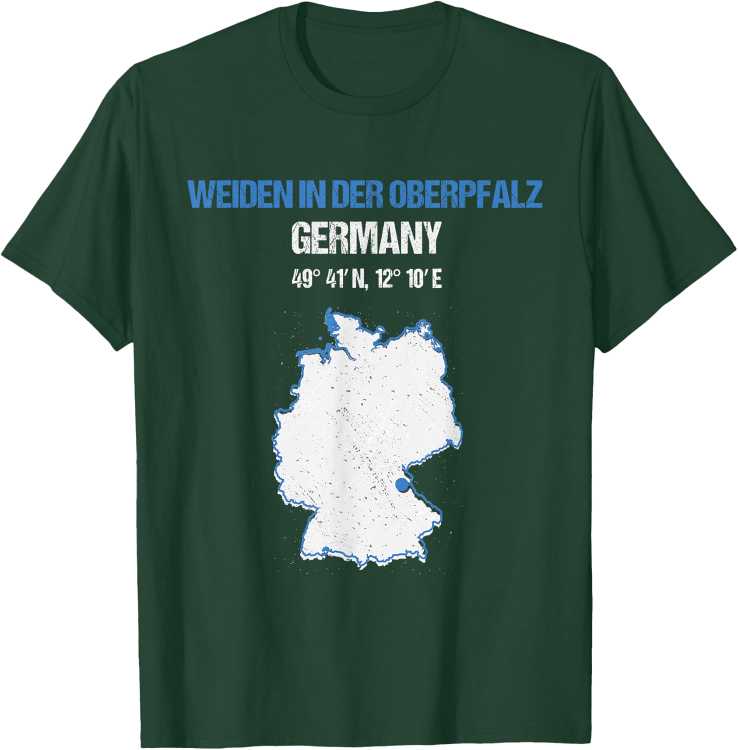 Weiden in der Oberpfalz Germany City T-Shirt - T-Shirt | Forest