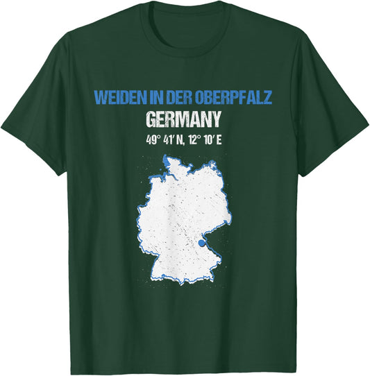 Weiden in der Oberpfalz Germany City T-Shirt - T-Shirt | Forest