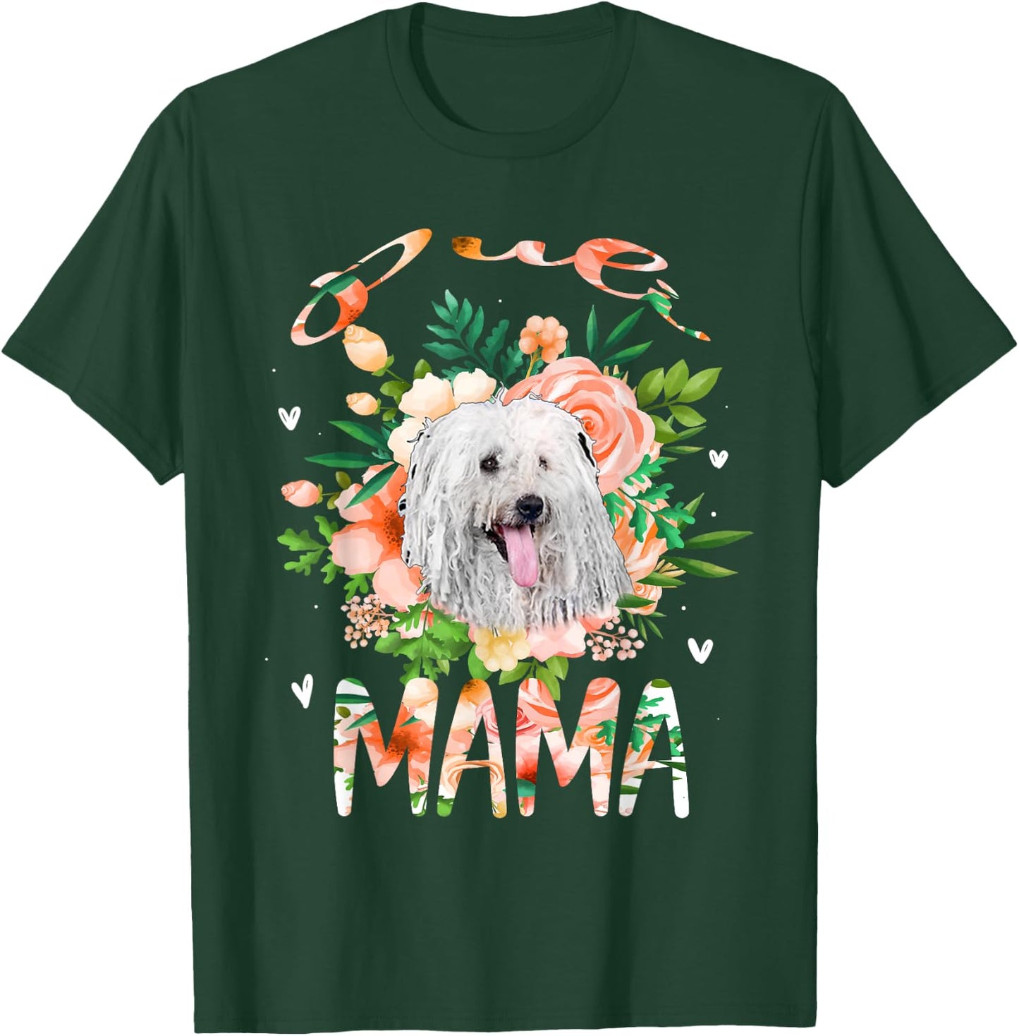 Puli Mama Flower Funny Dog Lover Gift Mama Men Women Kids T-Shirt - T-Shirt | Forest