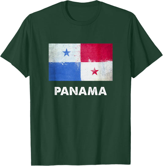 Panama Flag Shirt | Panamanian T-Shirt - T-Shirt | Forest