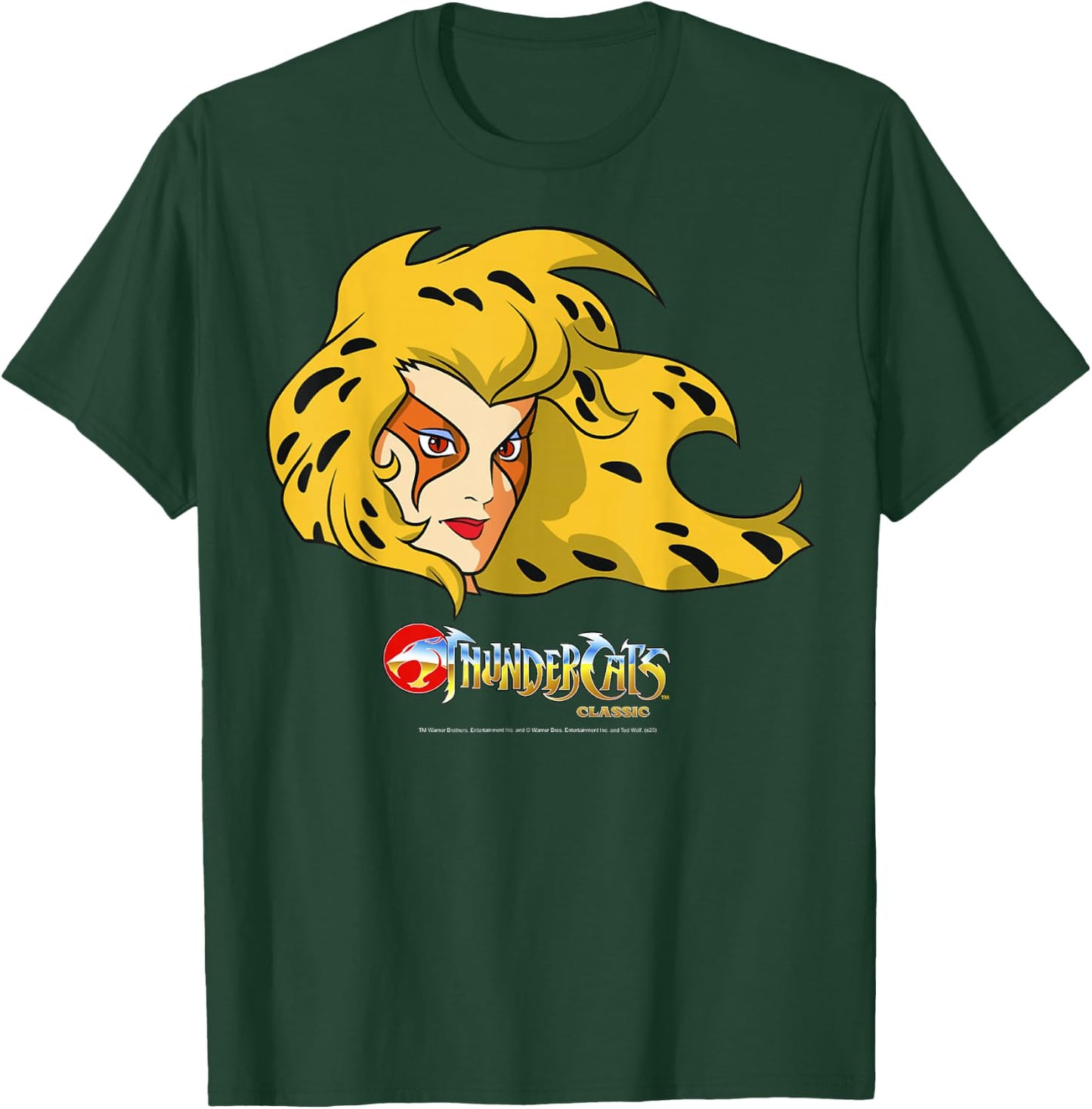 Thundercats Cheetara Big Face T-Shirt - T-Shirt | Forest