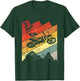 Motocross Biker Vintage Gift Racing Retro Dirt Bike T-Shirt - T-Shirt | Forest