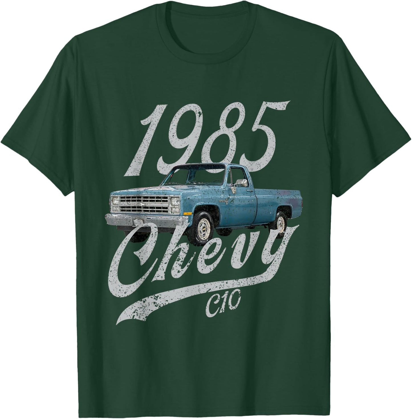 1985 Chevys 85 Classic C10 T-Shirt - T-Shirt | Forest