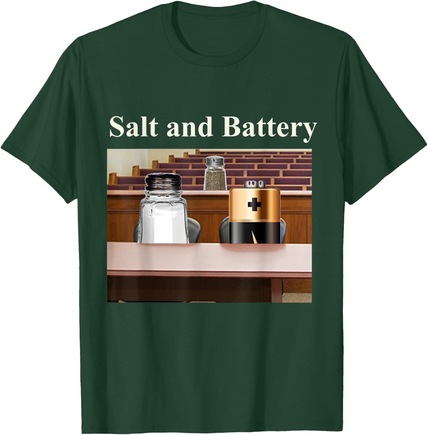 Assault and Battery and a Shakedown for Pepper pass the Salt T-Shirt - T-Shirt | Forest