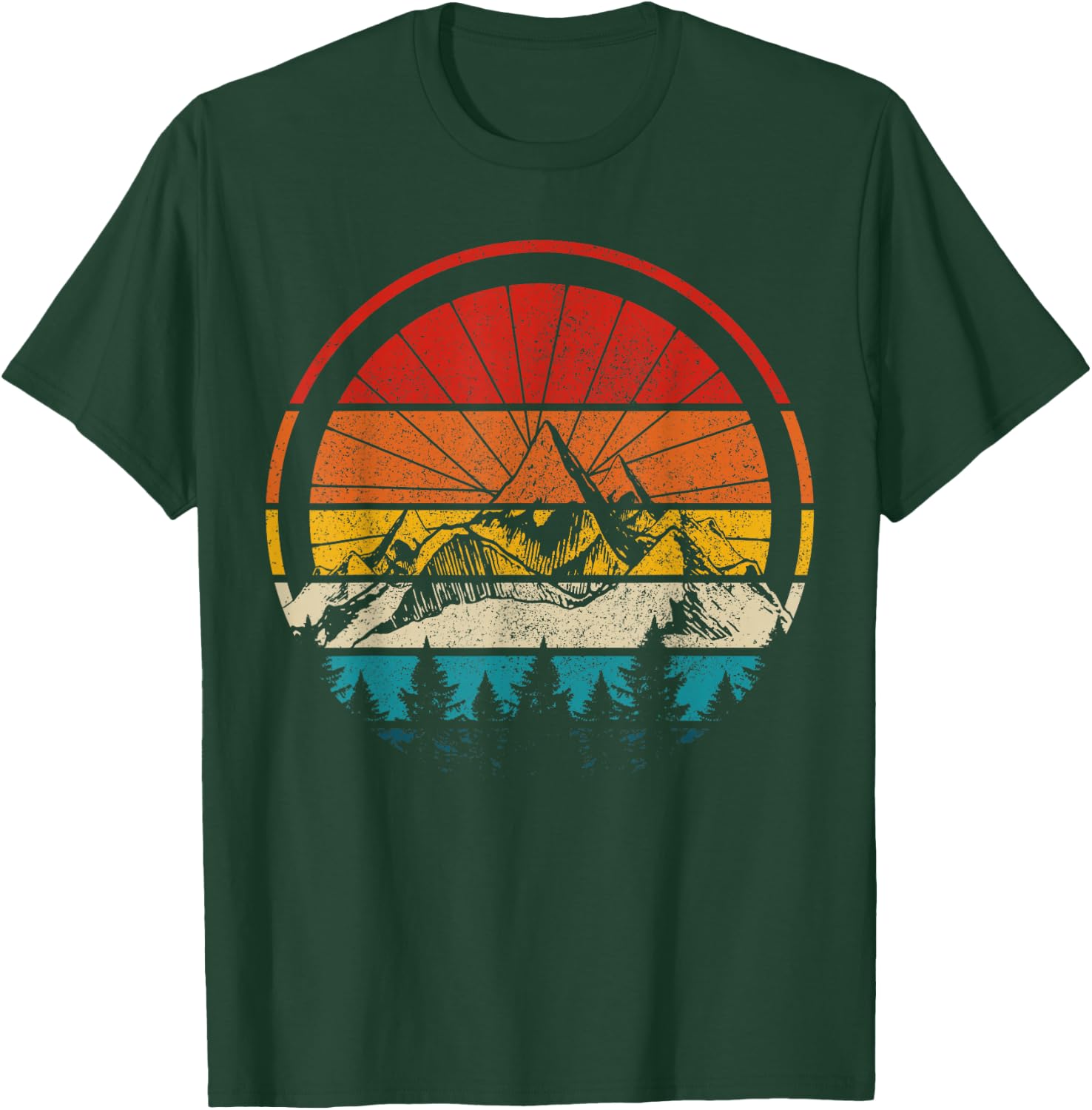 MTB Mountain Bike Downhill Mountain Biker Gift T-Shirt - T-Shirt | Forest