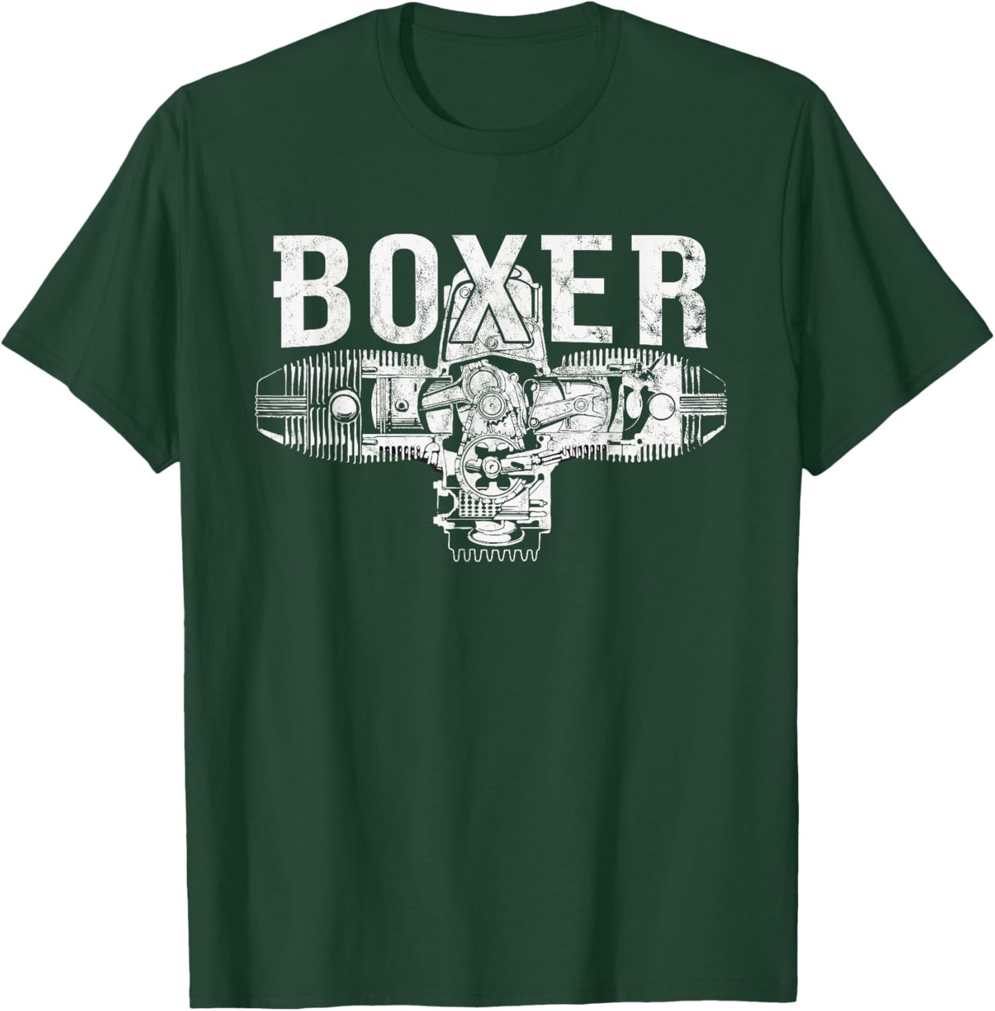 Boxer Motor R Series Two-Cylinder Motorcycle T-Shirt - T-Shirt | Forest