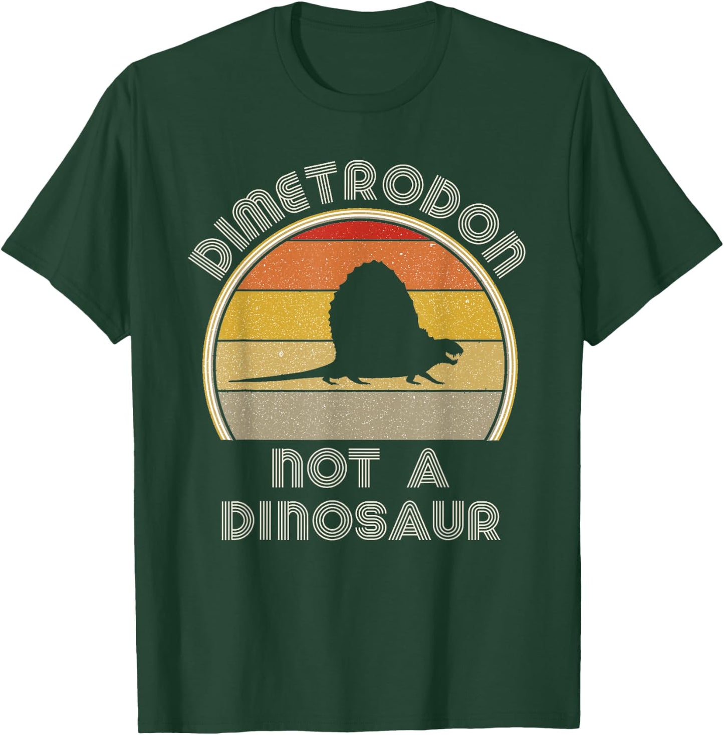 Dimetrodon Dinosaur Fact Funny Paleontology Stuff For Adults T-Shirt - T-Shirt | Forest