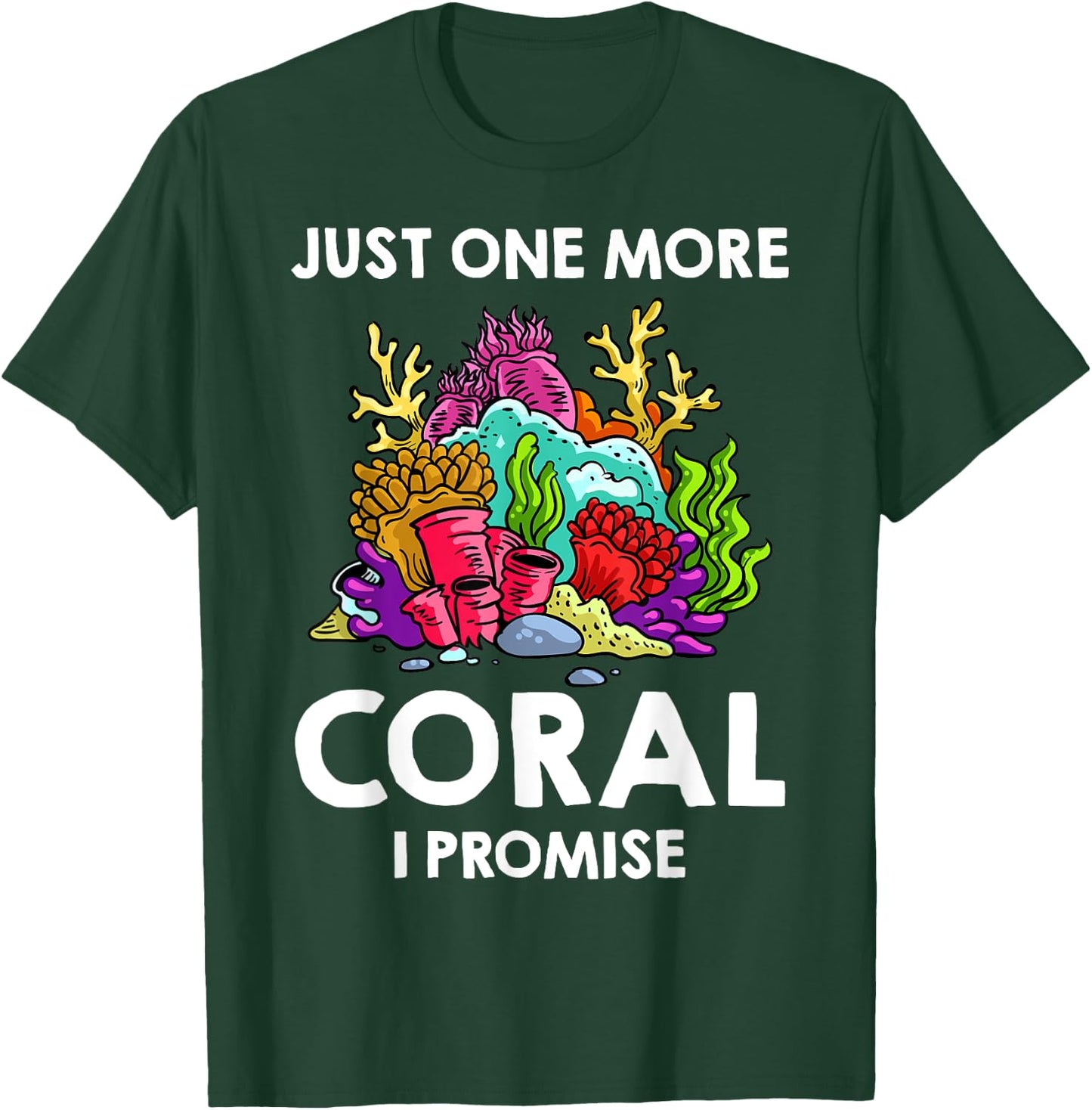 Coral Frag Reef Aquarium Fish Tank Aquarist T-Shirt - T-Shirt | Forest