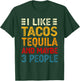 Funny Tacos And Tequila Mexican Food Drinking Lover T-Shirt - T-Shirt | Forest