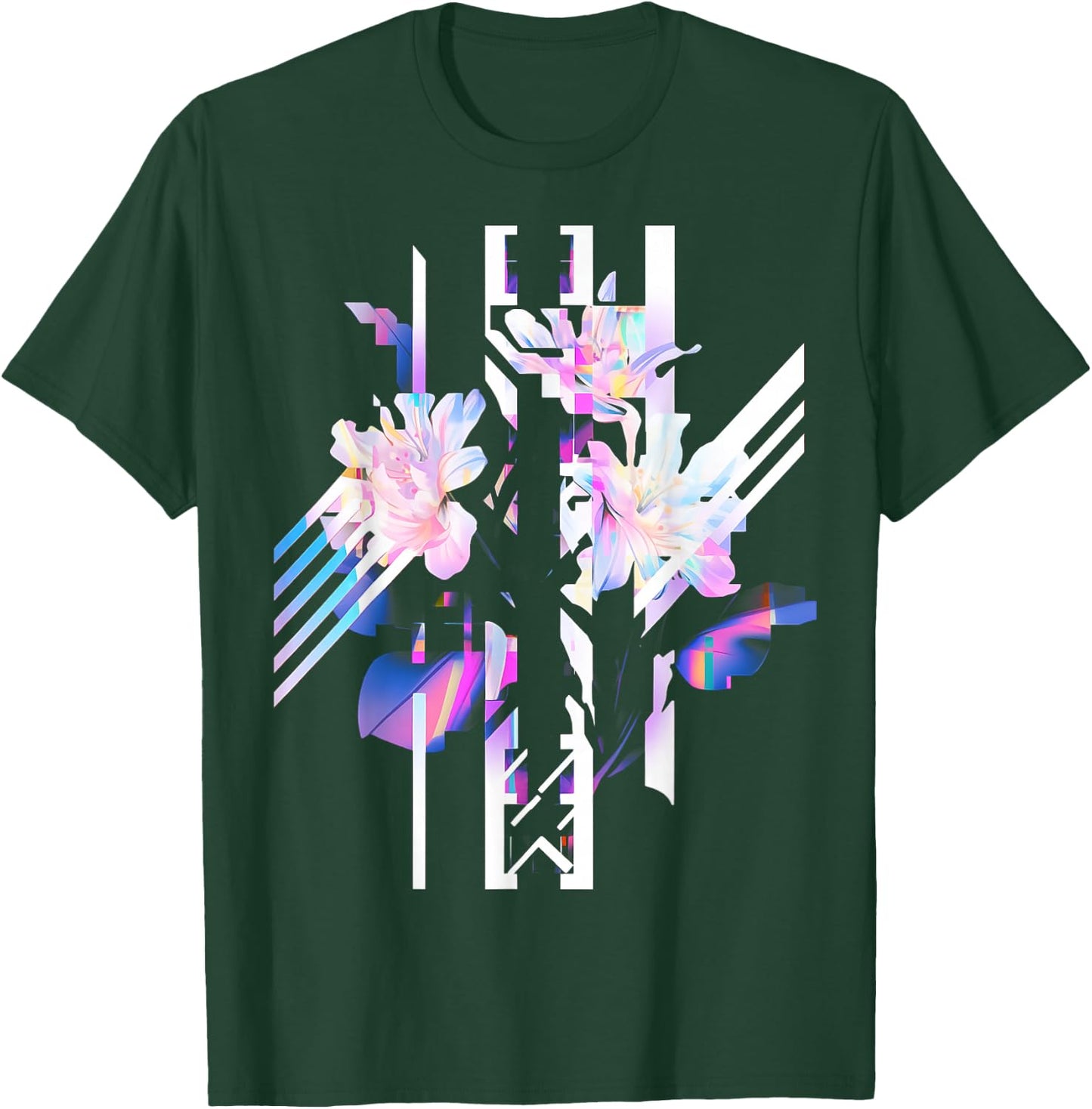 Futuristic Techwear Japanese Cyberpunk | Harajuku Streetwear T-Shirt - T-Shirt | Forest