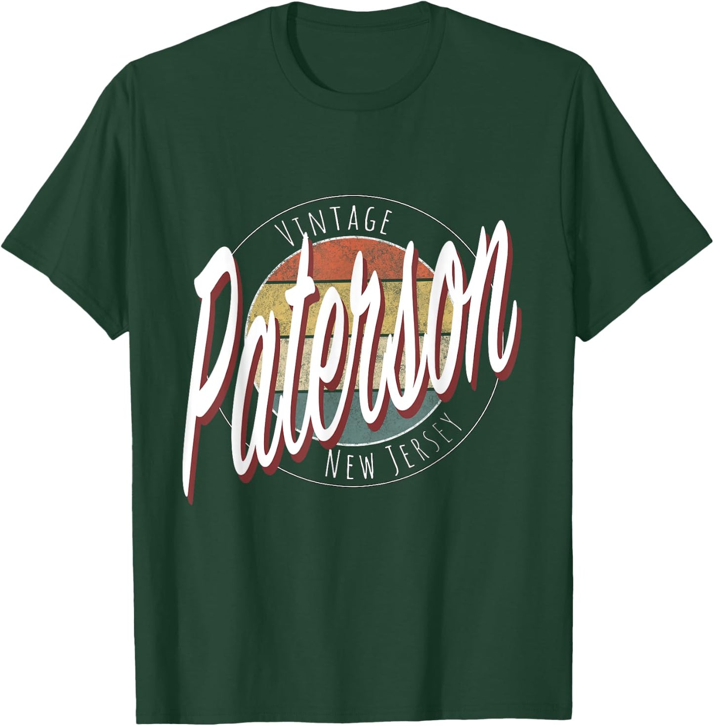 Vintage Paterson New Jersey T-Shirt - T-Shirt | Forest