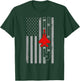 F-15 Eagle Fighter Jet Plane American Flag F15 T-Shirt - T-Shirt | Forest