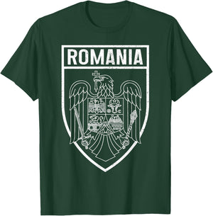 Romania Romania Flag Pride Vintage T-Shirt - T-Shirt | Forest