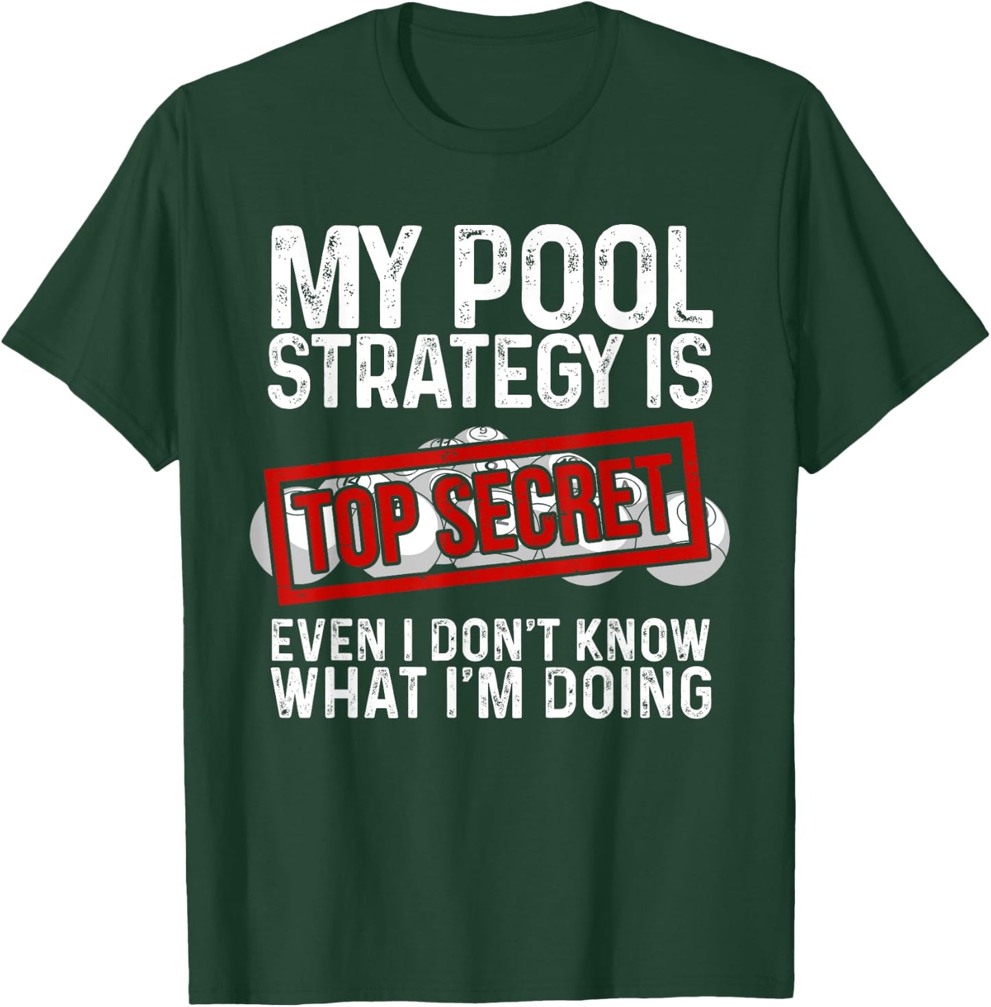 Funny Pool Player Billiards Gift Women Game Play T-Shirt - T-Shirt | Forest