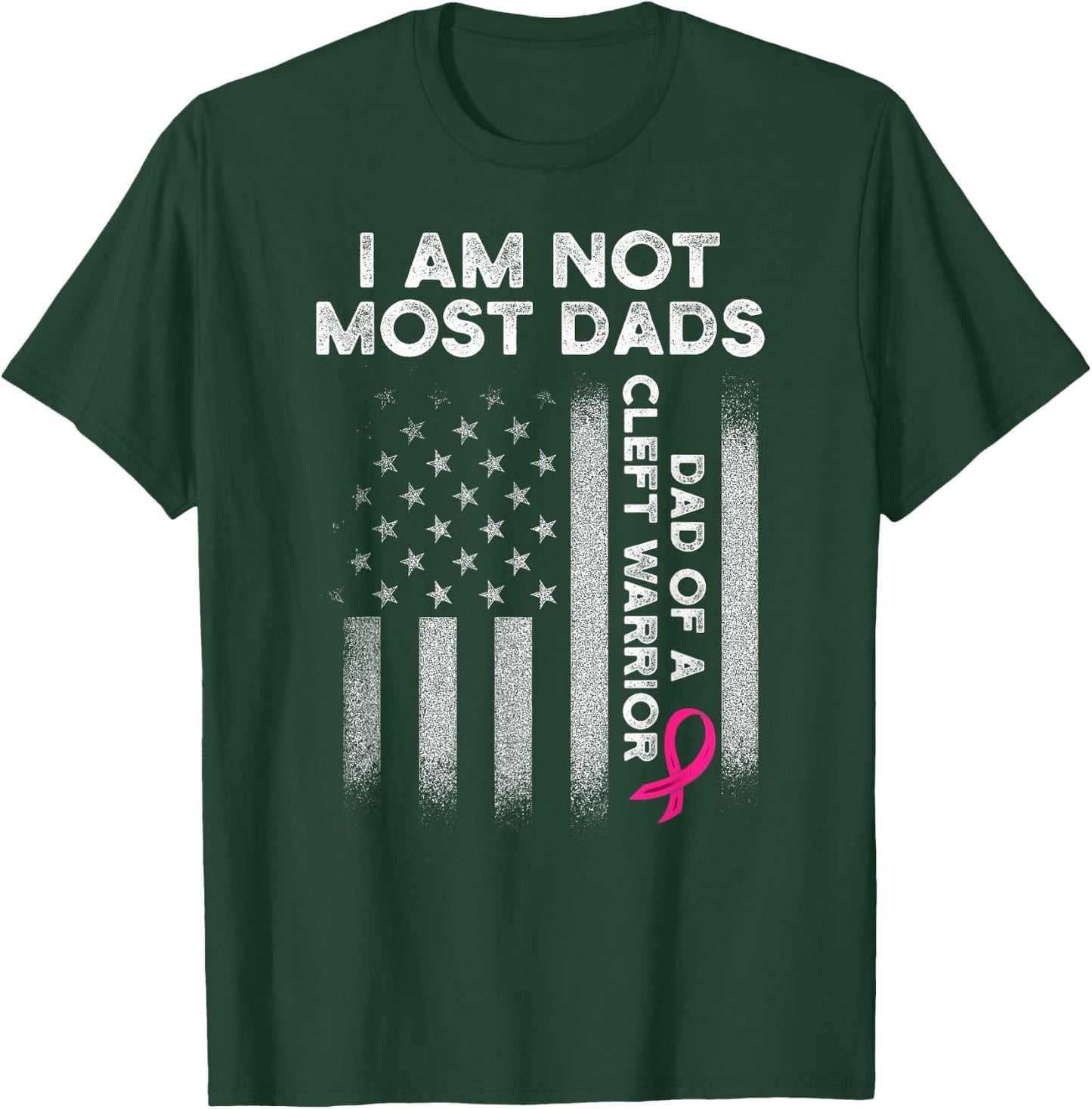 Cleft Palate Lip Most Dad Cleft Strong Awareness T-Shirt - T-Shirt | Forest