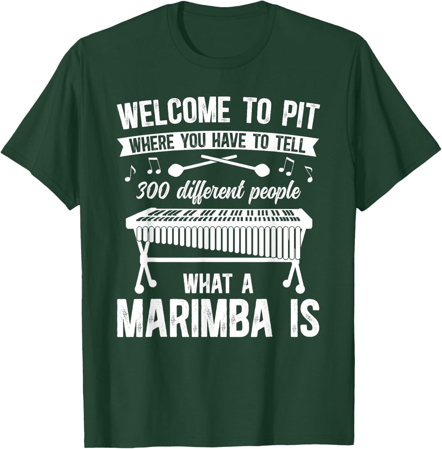 What A Marimba is Marimba Lover Marimba Player T-Shirt - T-Shirt | Forest