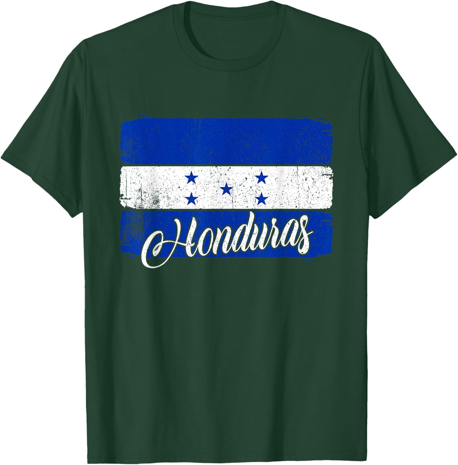 Honduras National Flag Honduras Flag T-Shirt - T-Shirt | Forest