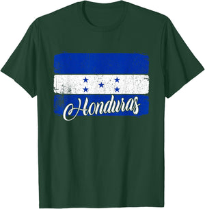 Honduras National Flag Honduras Flag T-Shirt - T-Shirt | Forest
